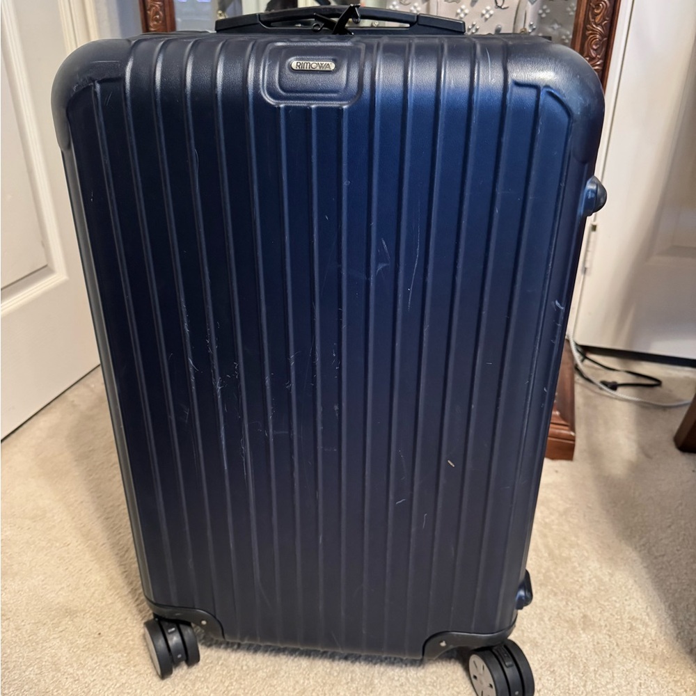 Authentic RIMOWA Navy Blue SALSA Rolling Suitcase